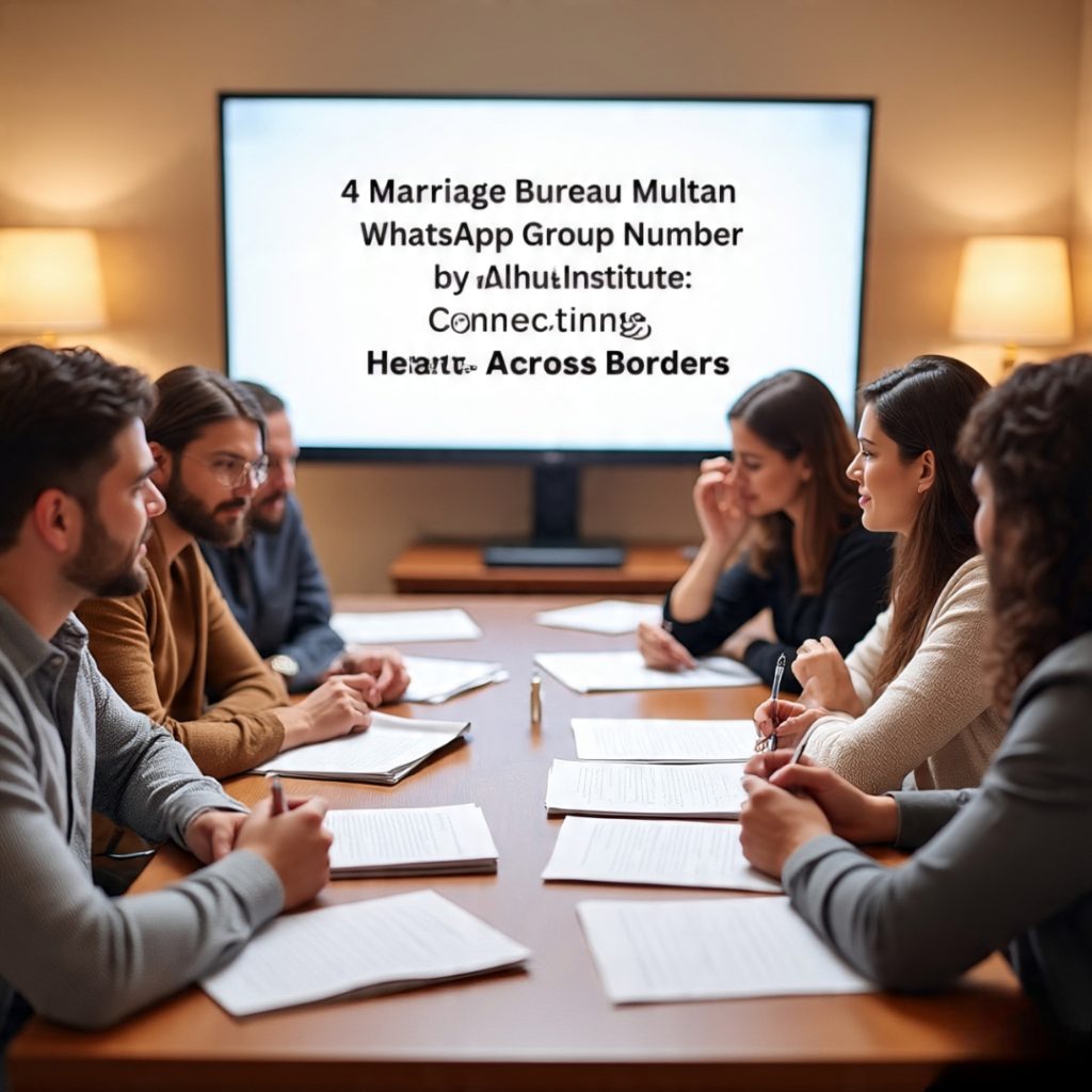 Marriage Bureau Multan WhatsApp Group Number by Alhuda Institute