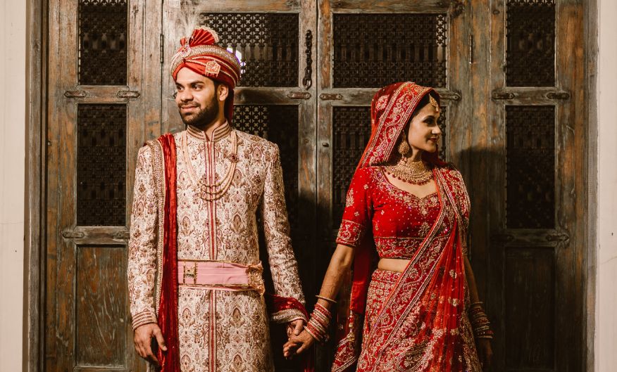 A Gujarati Wedding - Shivani & Devarsh And Their Cute Couple Photos