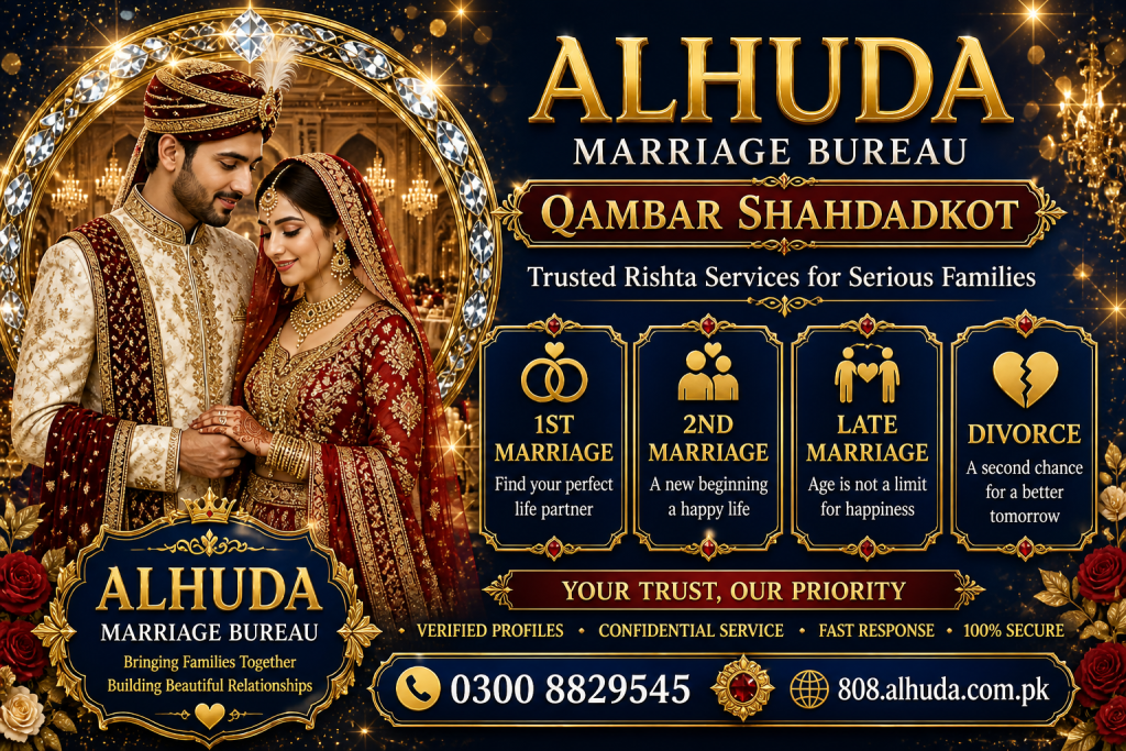 Marriage Bureau Qambar Shahdadkot